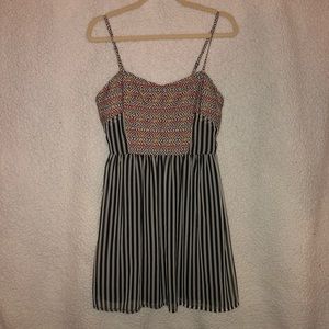 BAR lll STRIPED DRESS
